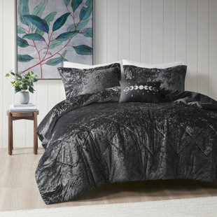 Crinkle Velvet Comforter Wayfair